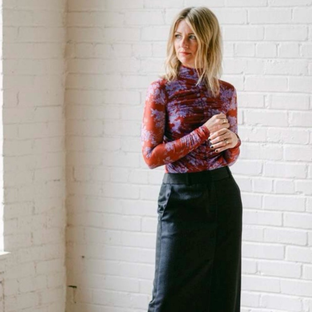 No. 6 Multicolor Patterned Blouse - image 2